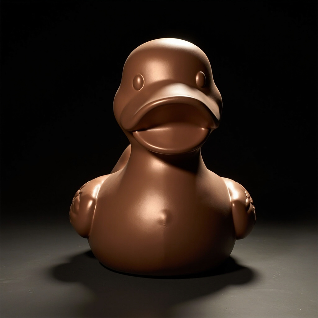 Architect rubber duck, 1.5 to 3 m, installation scale