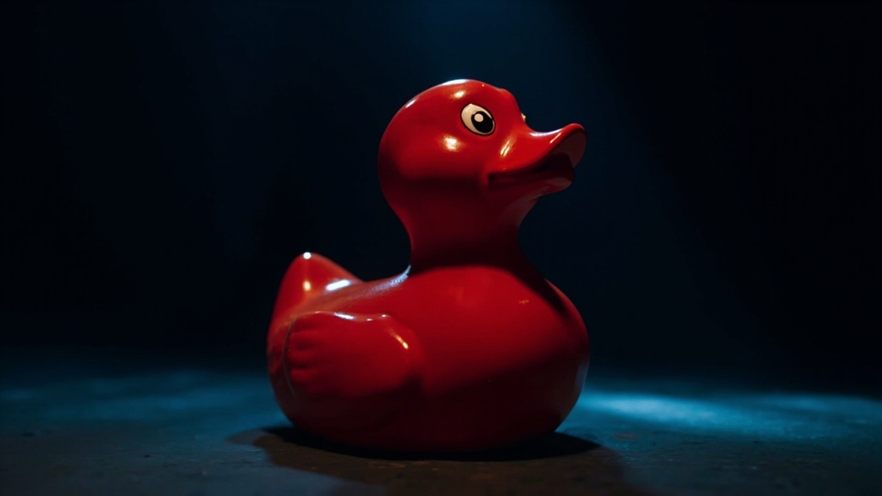 A Quacktory duck staged as a design object