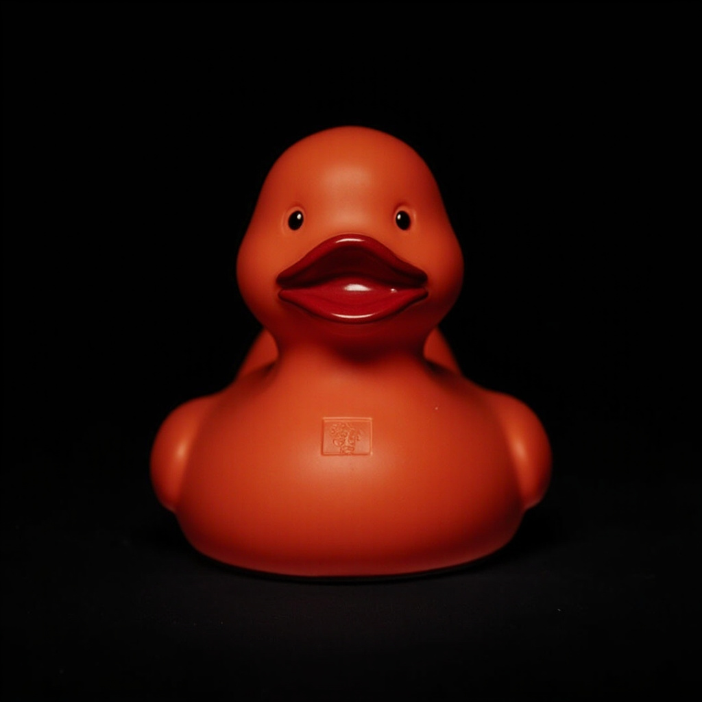 A 25 cm Designer duck in a limited collab edition.