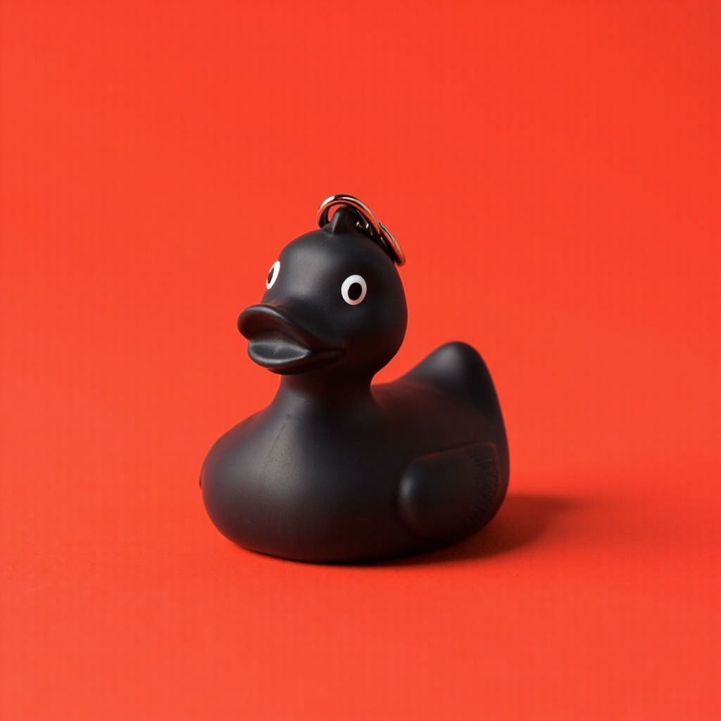 Micro — 4–8 cm rubber duck