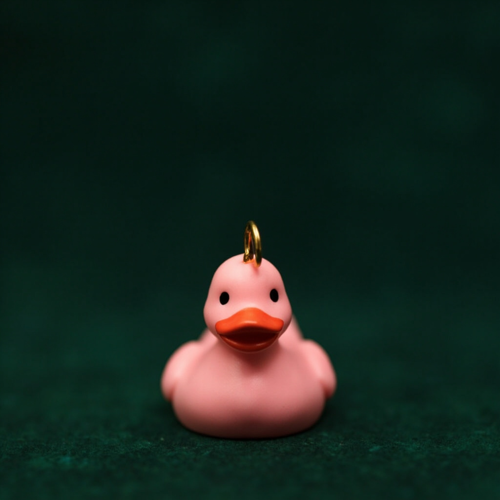 Micro rubber duck, 4–8 cm