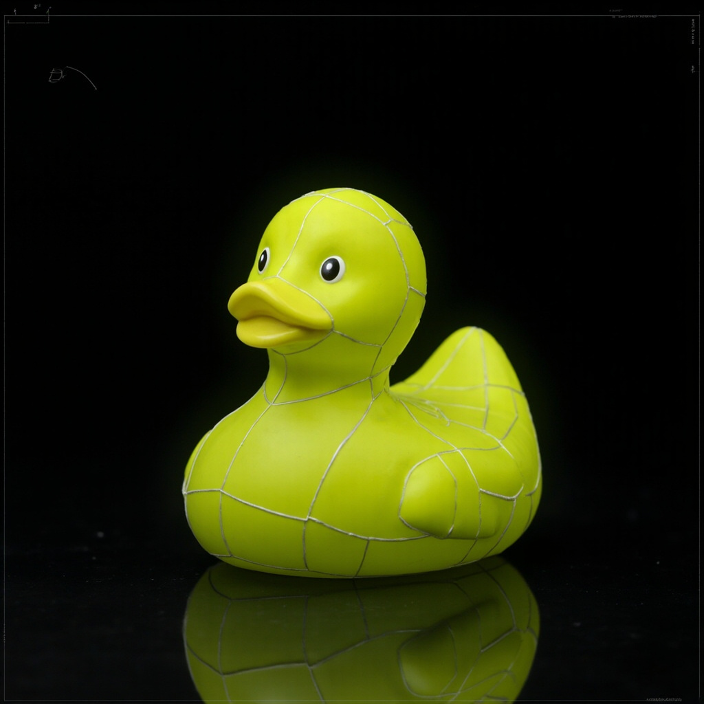 Quacktory Designer duck, 25 cm, limited illustrator edition