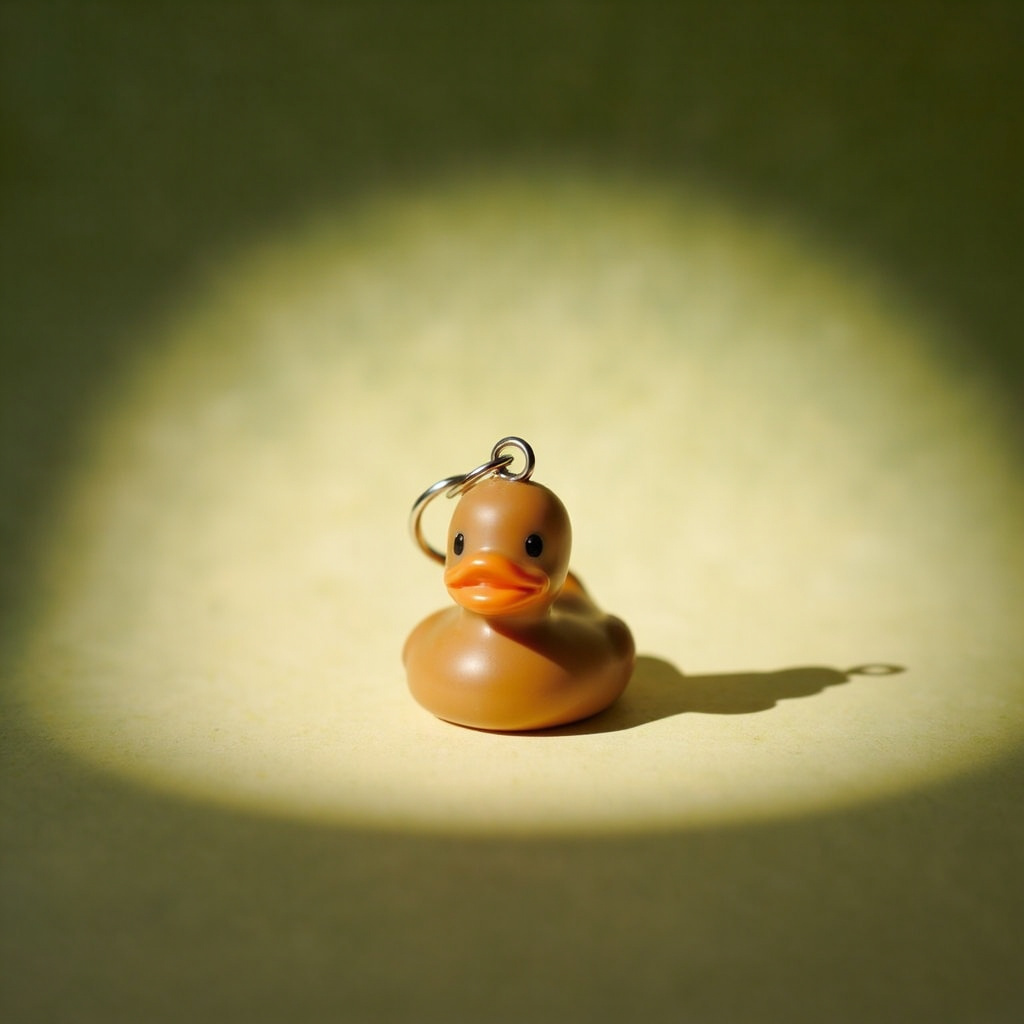 Micro duck, 4 to 8 centimetres, thumb-sized