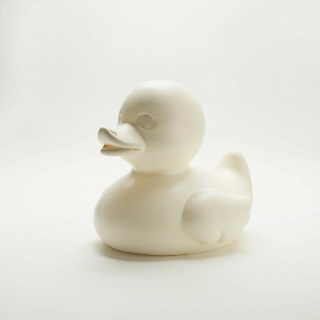 The Architect duck, cream ivory finish, 3 metres.