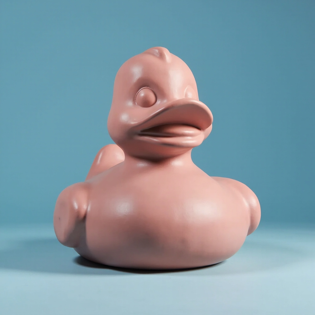 Architect duck, bear-sized