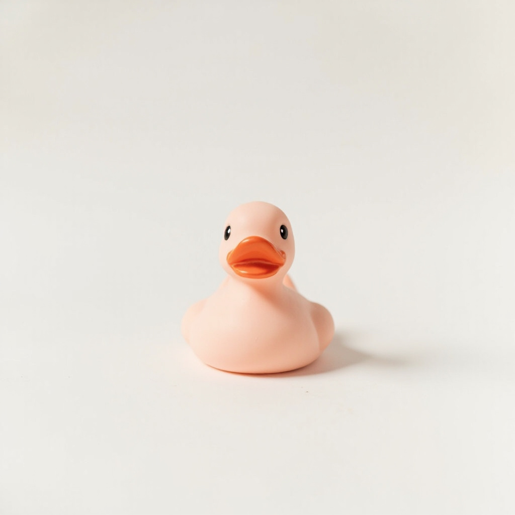 Classic duck, 15 centimetres, blush finish
